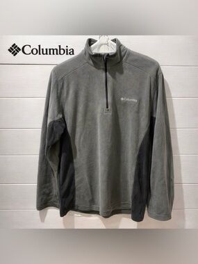 COLUMBIA Gray Classic fleece size M